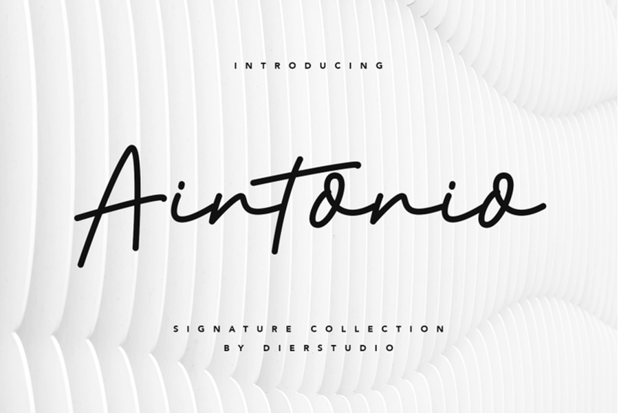 Aintonio Handwriting Script