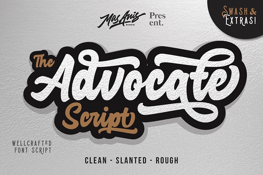 Advocate Script Font Demo