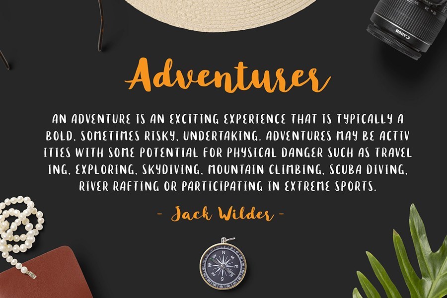 Blusty Script Font Demo