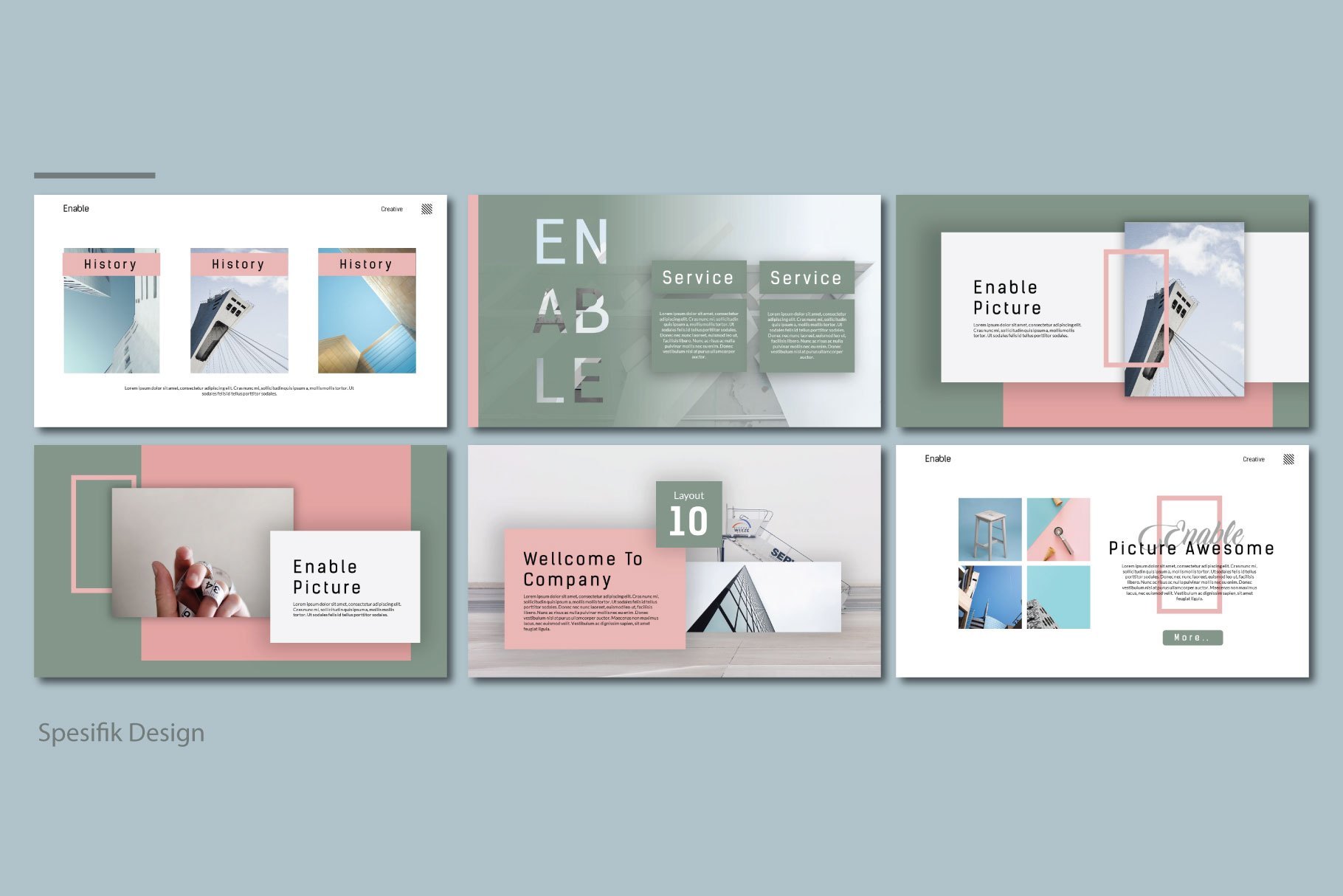 Enable Free Presentation Template