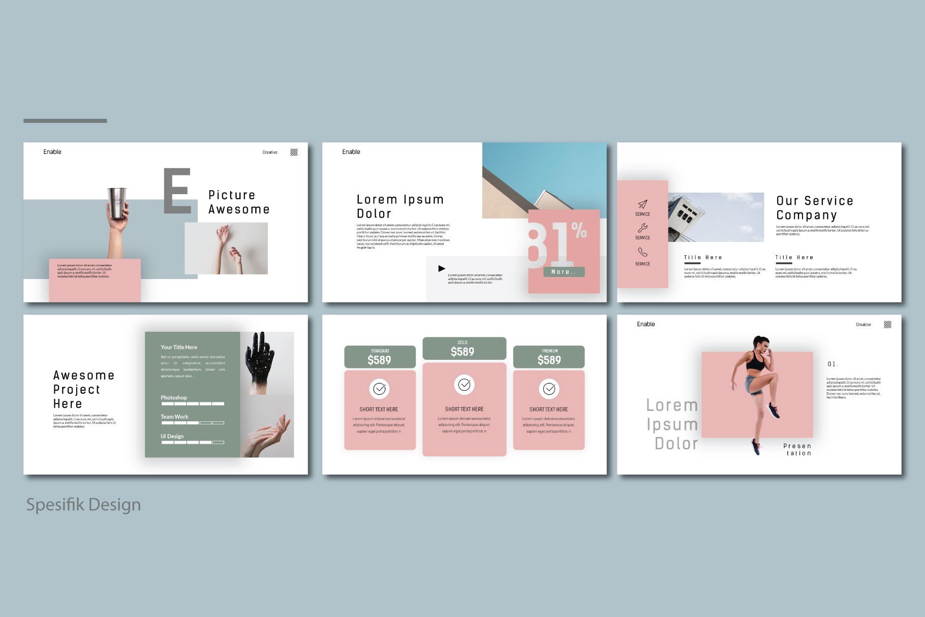 Enable Free Presentation Template