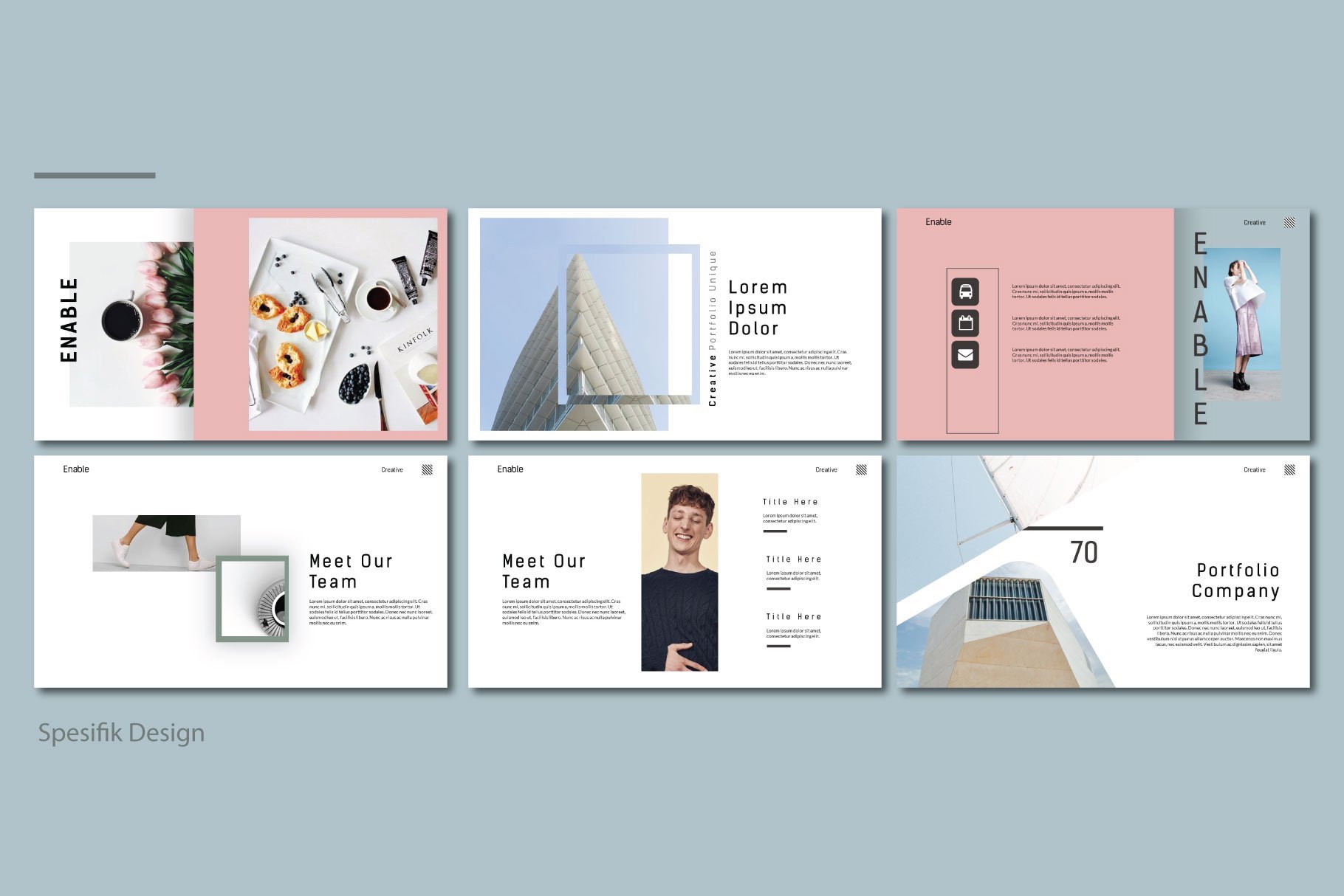 Enable Free Presentation Template