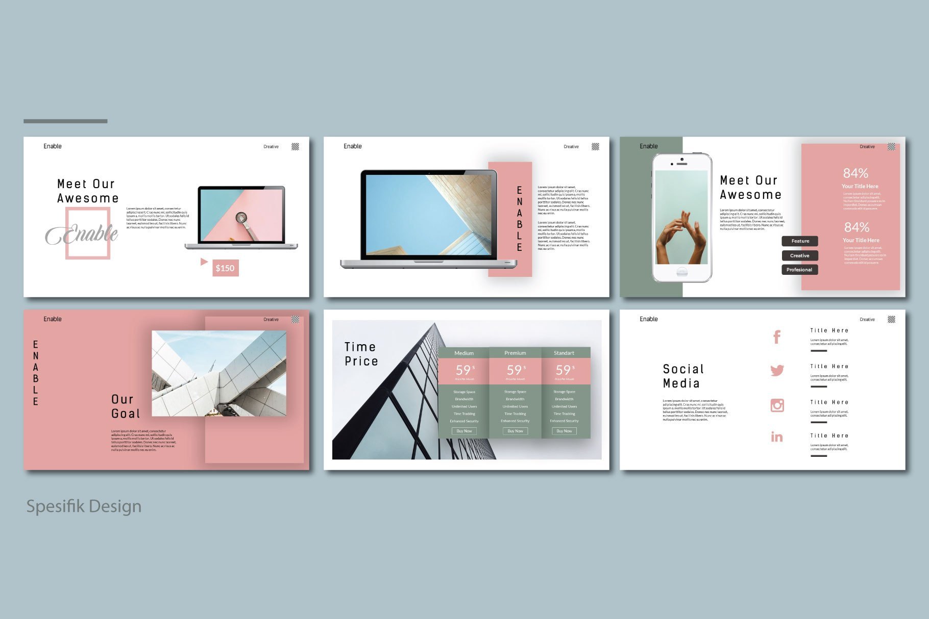 Enable Free Presentation Template