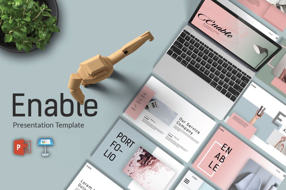 Enable Free Presentation Template
