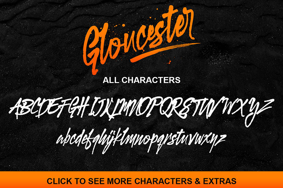 Gloucester Brush Script Demo
