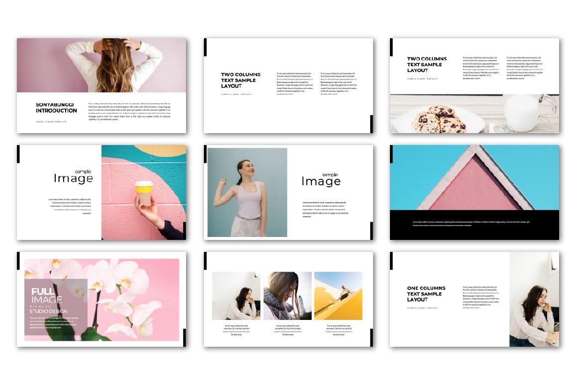 Sonya Bunggi Presentation Template