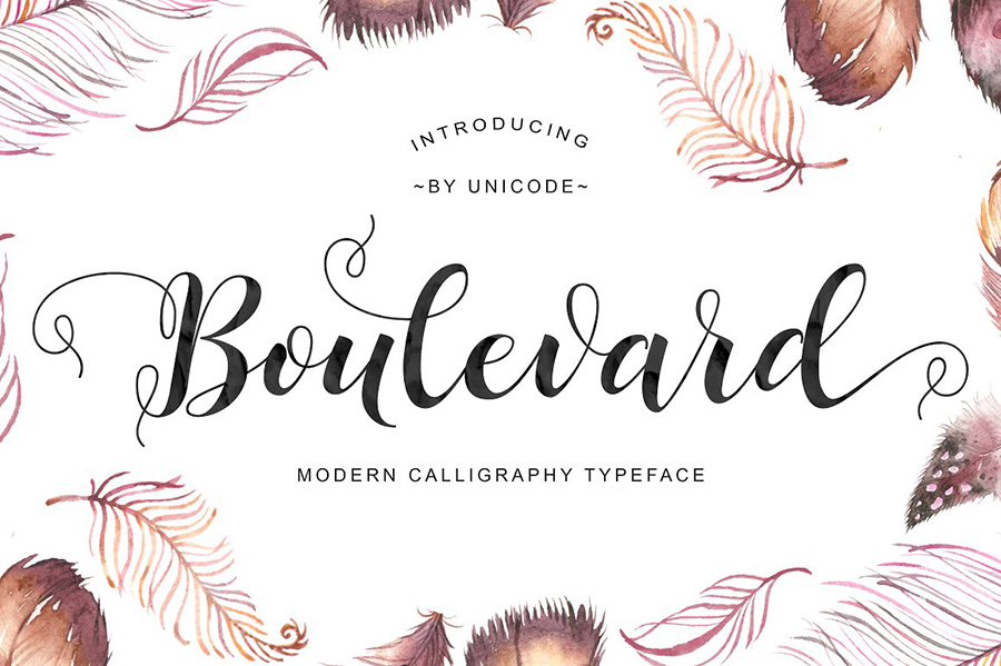 Boulevard Script Free Demo