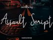 Assault Script Free Font