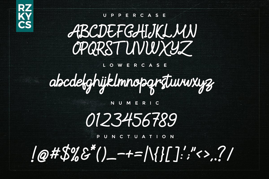 Slait Monoline Script Demo