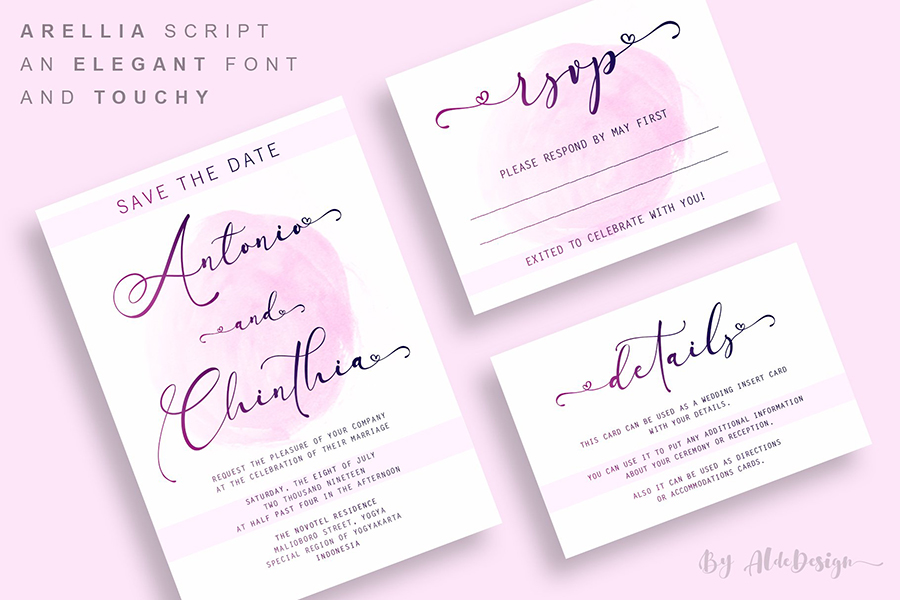 Arellia Handlettering Script