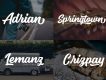 Seact Handlettering Script