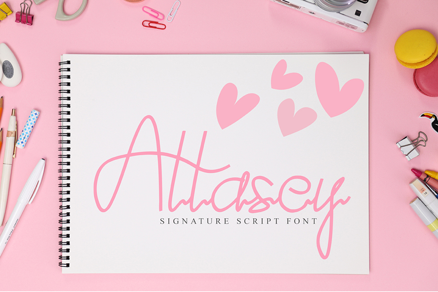 Attasey Signature Script Font