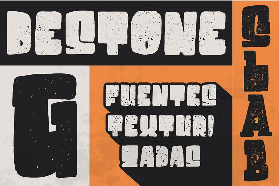 Destone Display Font Demo