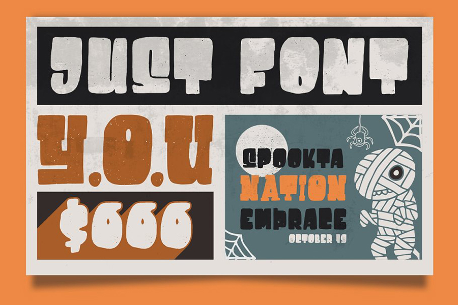 Destone Display Font Demo