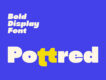 Pottred Bold Display Font